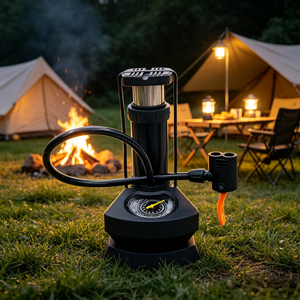 Bomba de Aire Portátil para Bicicletas de Carretera, Inflador de Neumáticos con Manómetro, Bomba de Aire Doméstica de Accionamiento con el Pie - Product Image 5