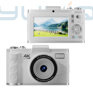 Yuniq Appareil photo numérique rétro 4K anti-tremblement, style années 2000, populaire, avec écran LED de 3 pouces, flash, 64MP, zoom 16x, carte TF, modèle M11 - Product Image 1