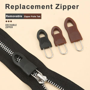 10 pièces remplacement fermeture éclair tirer extracteur fin ajustement corde étiquette vêtements Zip fixateur boucle cassée Zip cordon onglet sac <span class=keywords><strong>valise</strong></span> sac à dos <span class=keywords><strong>tente</strong></span> - Product Image 6