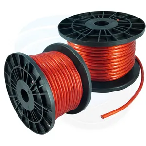 เกจวัดDC 12 V 0 2 4 6 8 Awg,สายเครื่องเสียงรถยนต์ซับวูฟเฟอร์แอมป์เครื่องขยายเสียงแบตเตอรี่