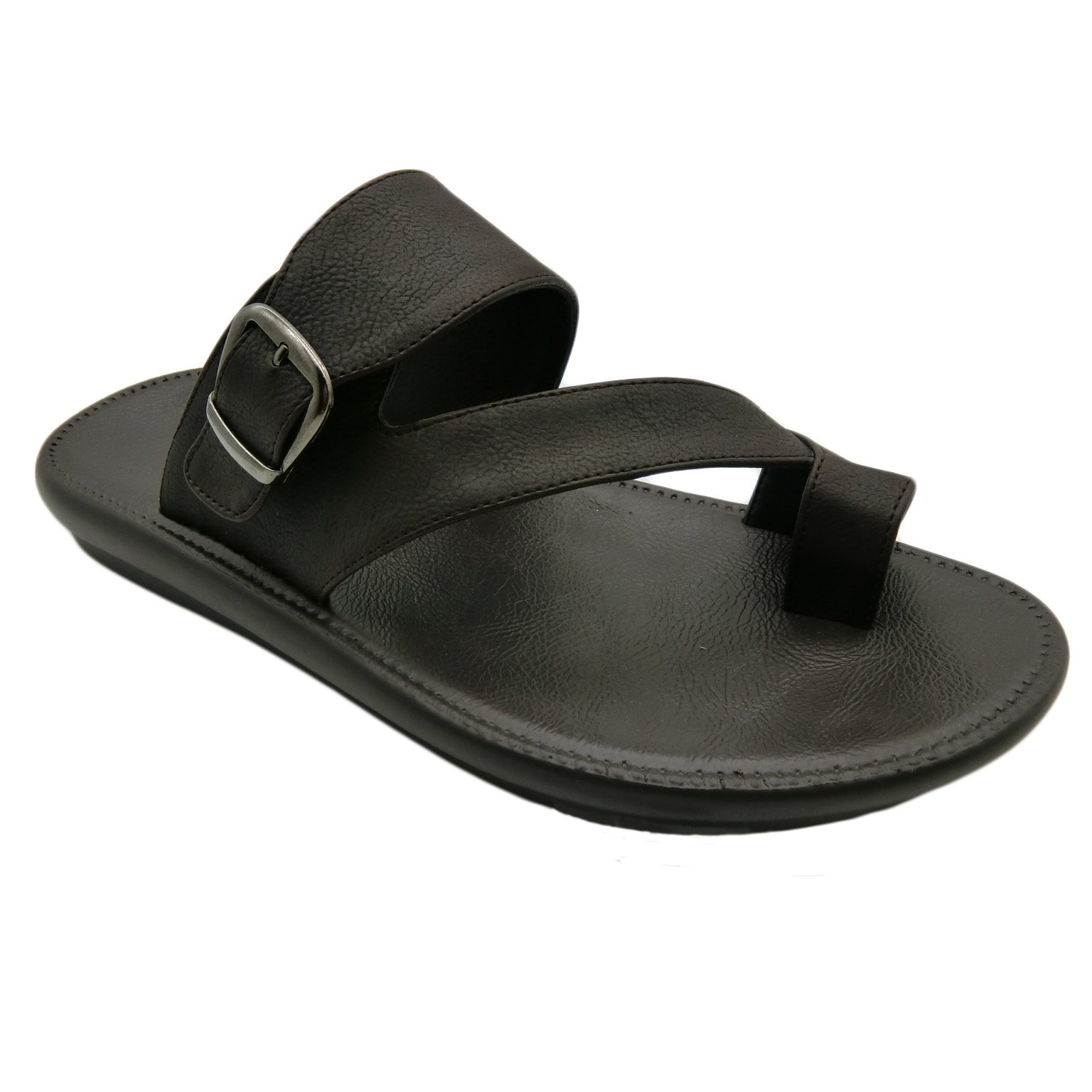 Новинка 2020, стильные двухслойные мягкие и прочные мужские тапочки из искусственной кожи