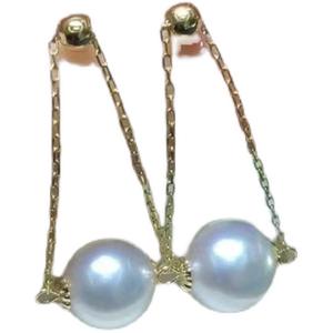 ต่างหูเงินแท้ S925 สำหรับประดับมุก DIY ขนาด 7-10 มม. ทรงกลม รุ่น 21318 แบบเจาะรูเต็ม ยืดหยุ่นได้ - Product Image 5