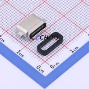 TYPE-C 6PFS 2JCB0.8-H6.7 IPX8 USB Connector SMD Connector Type-C USB 3.1 Female Sink Board - Product Image 1