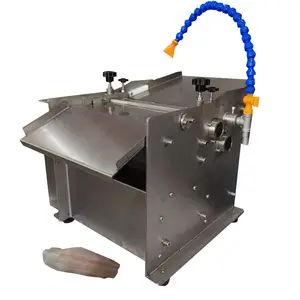 Ev ve restoran kullanımı için elektrikli paslanmaz çelik Basa balık Squid kalamar soyma makinesi kolay kullanım 220V Motor