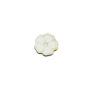 Broches de mode en alliage de zinc, décorations de fleurs et de papillons en perles, pour accessoires de fête - Product Image 5
