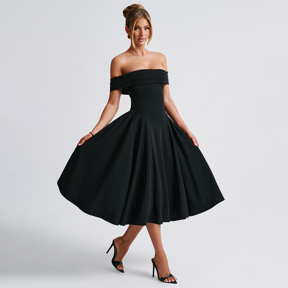 Shop Our New Arrival of Sexy One Neck Elegant Strapless Dress