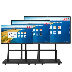 Pas cher prix 65 75 86 100 pouces LCD affichage numérique infrarouge interactif Smart Board écran tactile tableau blanc