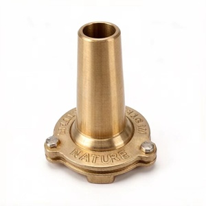 Fontana in Metallo Ottone con Ugello Femminile <span class=keywords><strong>e</strong></span> Finitura Spazzolata per Giardino, Uso Esterno, Montaggio su Supporto - Product Image 4