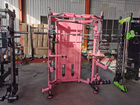 ST-8095 Smith Machine Station de musculation multifonctionnelle à empilement de poids, entraîneur fonctionnel à charges par broches pour club de fitness