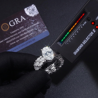 Bague en argent S925 avec moissanite ovale marquise et pierre d'accentuation, bande pavée alternée, pour banquet, déclaration de style, accessoire d'anniversaire