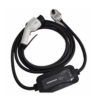 Station de recharge portable pour véhicule électrique de type 2, pour usage domestique, 16A, chargeur domestique pour véhicule électrique