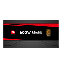 ESGAMING LOGO kustom 80plus + perunggu aktif PFC non-modular ATX PSU 600W komputer Desktop Gaming Server SFX catu daya Pc