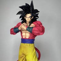 Figurines d'action en PVC en gros, Cloud Trace Félicitations Prospérité 2% Super Quatre Goku Modèle Statue Anime Décoration de bureau