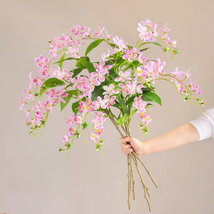 Flor Artificial de Jazmín Llorón 3D Haiyi, Enredadera Floral Realista para Decoración del Hogar, Bodas, Decoración de Paredes Interiores, Exhibición en Ventanas - Product Image 2