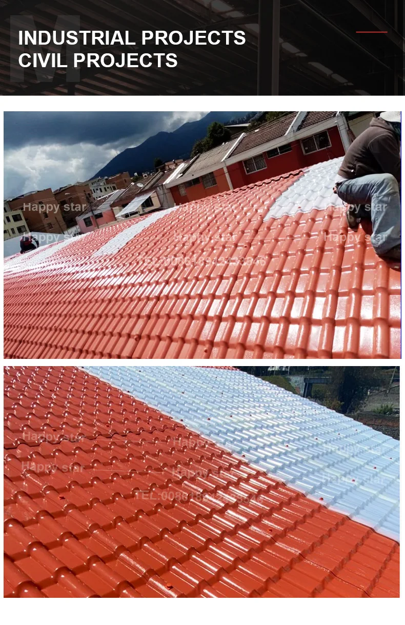 新しい建築材料はポリ塩化ビニールがプラスチック屋根を付けるシートを着色したasaのupvc philippinのローマの屋根瓦の価格の屋根瓦の価格を倍増する