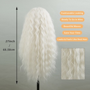 วิกผมยาวลอนฟูสีขาวสไตล์เ<span class=keywords><strong>จ</strong></span>้าหญิงฝรั่งเศสวิน<span class=keywords><strong>เท</strong></span><span class=keywords><strong>จ</strong></span>สุดหรูสำหรับ<span class=keywords><strong>ผู้หญิง</strong></span> ทำ<span class=keywords><strong>จ</strong></span>ากเส้นใยทนความร้อนสูง - Product Image 2
