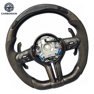 Volant en fibre de carbone LED pour BMW F30 F10 F20 F31 F32 F15 F36 X5 M3 M5 M6 F11 F15 F16 F22 Accessoires de voiture Volant - Product Image 3