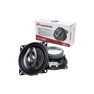 Premıo Ts-1038 ลําโพงรถยนต์ไร้ฝาครอบขนาด 4 10 ซม. 220 วัตต์พร้อมทวีตเตอร์ (ชุด 2 ชิ้น) - Product Image 1