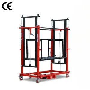500kg Loading Electric Lifting Scaffold Customized 2-6m Lifting Electric Scaffolding
