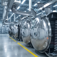 Industriële vacuümvriesdroogmachine voor voedsel, fruit en huisdierensnoepjes |   CE ISO gecertificeerd vriesdrogen SUS304