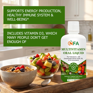 Private Label Multivitamin Oral <b>Liquid</b> with <b>Vitamin</b> B12 Supplement Supports Energy Production Healthy Immune System Oral <b>Liquid</b> - Product Image 5