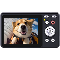 Caméscope numérique professionnel 5K et appareil photo avec champ de vision de 170°, zoom optique 16x, écran IPS de 2,88 pouces, batterie rechargeable