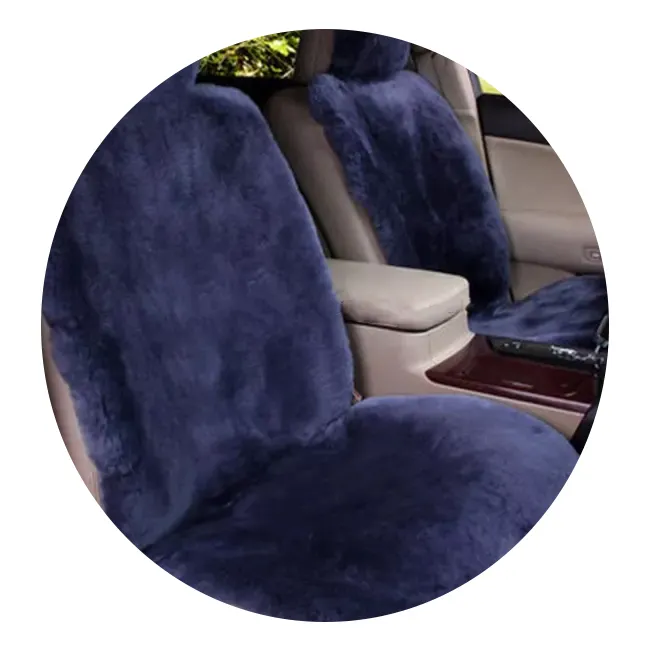 Luxury Shearling sheep skin car seat covers made in china