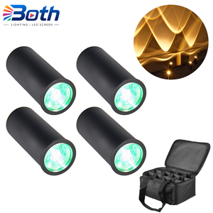 Portable 15W RGBWA UV LED Effect Light Battery Wireless Cannon Light for Wedding DJ Events - Product Image 1