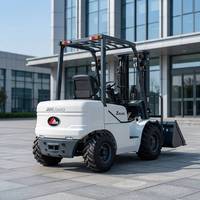 Caricatore Frontale Elettrico a Zero Emissioni 4x4, Alimentato a Batteria, Mini Pala Gommata con Sistema Idraulico per Fattoria
