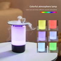 Nouveauté : Humidificateur d'air électrique USB à ultrasons en plastique français avec LED, diffuseur d'huiles essentielles 100 ml, 7 couleurs changeantes