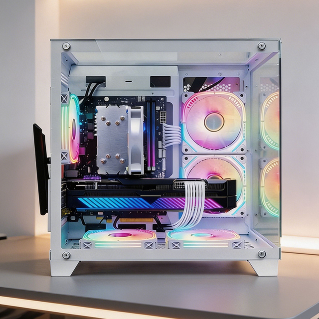 New AI PC I7 14700 RTX 4060 Ti 32G 1T SSD Fast High Speed Wholesale Custom Pro Gamer Station Gaming Tower Machine