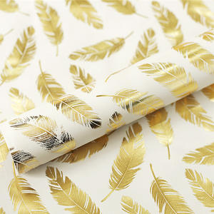 Hot Stamping Gold Color Gift Wrapping <b>Paper</b> for Packing Gift - Product Image 1