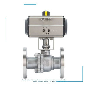Válvula de Bola Neumática Roscada de Acero Inoxidable Q641F-16P DN65 para Estación de Servicio - Product Image 2