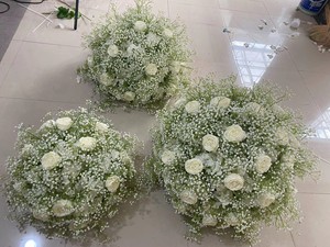 Support de fleurs boules de <span class=keywords><strong>centre</strong></span> de <span class=keywords><strong>mariage</strong></span> en plomb de route personnalisé décoration de <span class=keywords><strong>table</strong></span> boule de <span class=keywords><strong>fleur</strong></span> blanche à vendre - Product Image 4