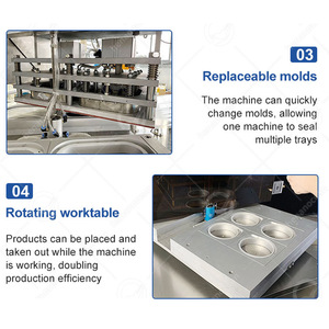 Máquina de Sellado de Bandejas de Alimentos OCEAN para Carne Fresca, Selladora de Atmósfera Modificada, Precio - Product Image 4