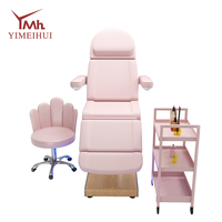 Fauteuil d'examen gynécologique médical à 3 moteurs réglables, table d'opération et de massage, lit de massage esthétique