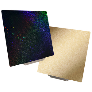 3DSWAY tamaño personalizado 310x310 peo Pey PEI sábana impresión <span class=keywords><strong>3D</strong></span> hoja de resorte placa magnética Flexible placa de construcción para impresora <span class=keywords><strong>3D</strong></span> - Product Image 1