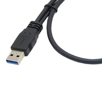 Cable Coaxial de PVC Personalizado, Doble USB 3.0 a Tipo C, para Altavoz/Micrófono/Computadora