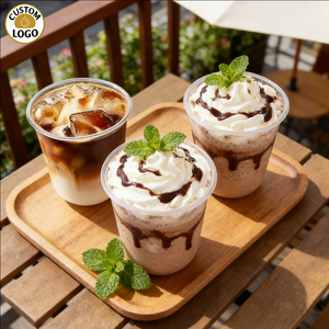 Vasos Desechables de Pared Simple para Café de 20 oz con Tapa de 90 mm de Diámetro, Plástico PP para Cafeterías - Product Image 4