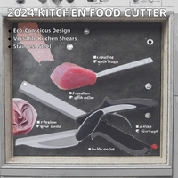 Hete Verkopende Keuken Food Cutter Multifunctionele Roestvrijstalen Schaar Groente Voor Snijmachine Fruitsnijder Keukenmes Voor Keuken