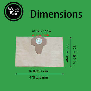 Bolsas de <span class=keywords><strong>Repuesto</strong></span> (de Papel) para Aspiradora Húmeda y Seca Ecológica de 20L, para Uso Comercial <span class=keywords><strong>Parkside</strong></span> PWD 25 - Product Image 3