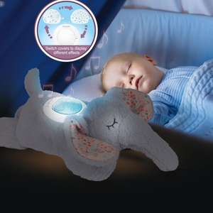 Étoile Projection Peluche Starlight Ai Interactive Rechargeable Dessin Animé Bébé Respiration Apaisant Éléphant Peluche Poupée Jouet - Product Image 2