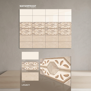 กระเบื้องเซรามิกผนังลายหินอ่อนเคลือบเงาคุณภาพสูง ขนาด 30x60 ซม. 300x600 มม. ป้องกันการลื่น ใช้ภายในอาคาร สำหรับห้องน้ำและห้างสรรพสินค้า - Product Image 6