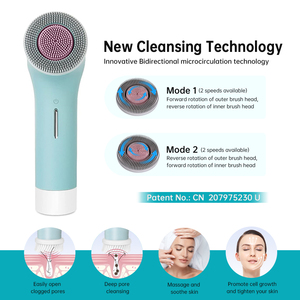 3 in 1 Skin Care Deep Clean <strong>Sonic</strong> Face Massaging Scrub Electric Facial Cleansing <strong>Brush</strong> Face <strong>Cleaning</strong> <strong>Brush</strong> - Product Image 2