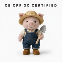 Jouets en peluche personnalisés pour ferme OEM ODM, animaux en peluche cochon vache, vente en gros, cadeau pour enfants