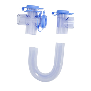 מלכודת U שקופה מ-PVC דגם LLS-EZ113, מלכודת ניקוז שקוף 3/4 אינץ' עם מברשת ניקוי למערכות ניקוז של מיזוג אוויר ו-AC - Product Image 2