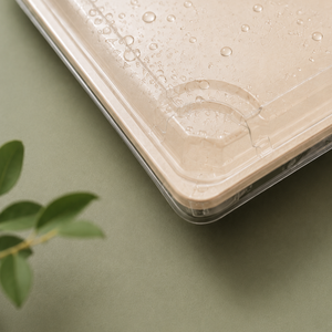 Boîte à sushi et charcuterie jetable écologique avec couvercle, contenants alimentaires robustes en papier kraft <span class=keywords><strong>pour</strong></span> traiteur, plats à <span class=keywords><strong>emporter</strong></span> et assiettes à sushi - Product Image 3