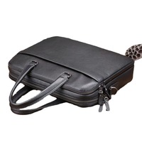 Nouvelle Arrivée : Sac de Bureau en Cuir Véritable Motif Litchi, Porte-documents pour Ordinateur Portable en Cuir de Vachette Grainé