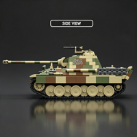 Nuevos Lanzamientos 2026: Tanque Alemán Panzer V Panther 424 de la Segunda Guerra Mundial, Set de Bloques de Construcción en Miniatura de ABS para Coleccionistas Adultos