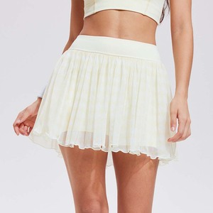 Falda de tenis a cuadros de moda superventas de alta calidad, pantalones cortos incorporados, falda de Estilo funcional con bolsillo - Product Image 5